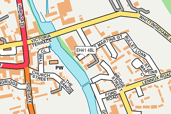 EH41 4BL map - OS OpenMap – Local (Ordnance Survey) EH41 4BL map - OS OpenMap – Local (Ordnance Survey)