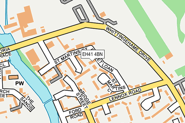EH41 4BN map - OS OpenMap – Local (Ordnance Survey) EH41 4BN map - OS OpenMap – Local (Ordnance Survey)
