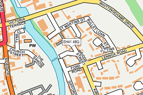 EH41 4BQ map - OS OpenMap – Local (Ordnance Survey) EH41 4BQ map - OS OpenMap – Local (Ordnance Survey)