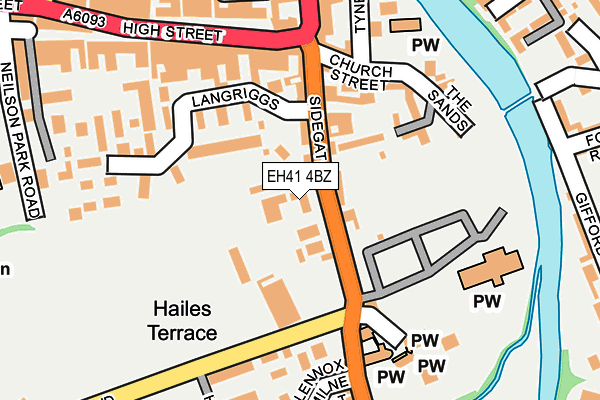 EH41 4BZ map - OS OpenMap – Local (Ordnance Survey) EH41 4BZ map - OS OpenMap – Local (Ordnance Survey)