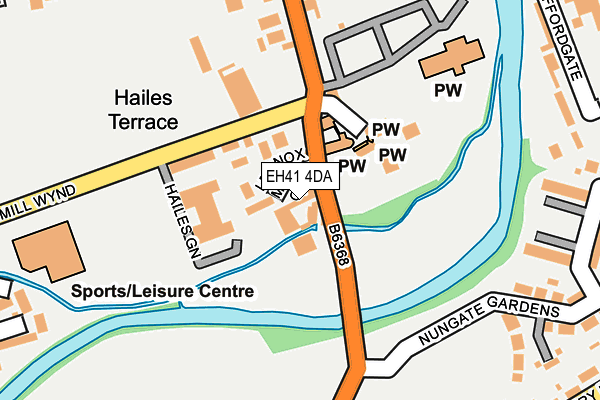 EH41 4DA map - OS OpenMap – Local (Ordnance Survey) EH41 4DA map - OS OpenMap – Local (Ordnance Survey)