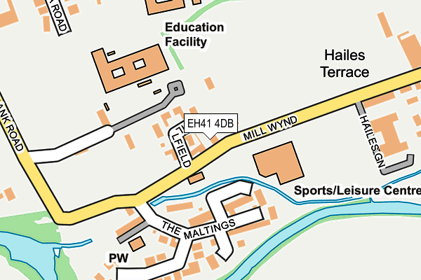 EH41 4DB map - OS OpenMap – Local (Ordnance Survey) EH41 4DB map - OS OpenMap – Local (Ordnance Survey)