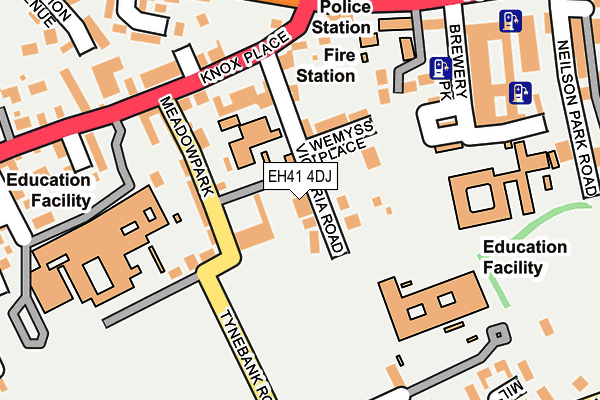 EH41 4DJ map - OS OpenMap – Local (Ordnance Survey) EH41 4DJ map - OS OpenMap – Local (Ordnance Survey)