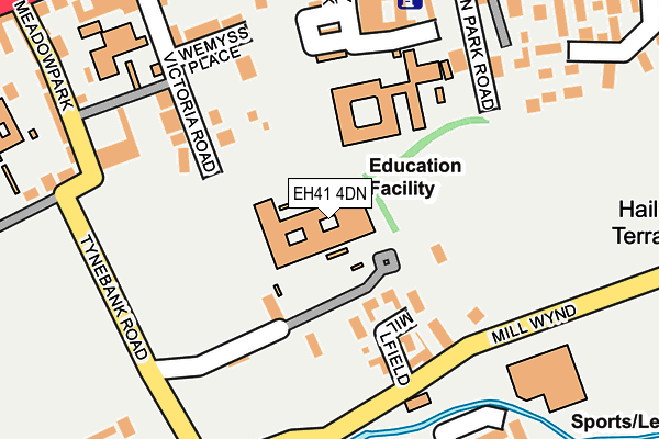 EH41 4DN map - OS OpenMap – Local (Ordnance Survey) EH41 4DN map - OS OpenMap – Local (Ordnance Survey)