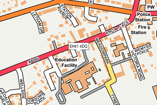 EH41 4DQ map - OS OpenMap – Local (Ordnance Survey) EH41 4DQ map - OS OpenMap – Local (Ordnance Survey)