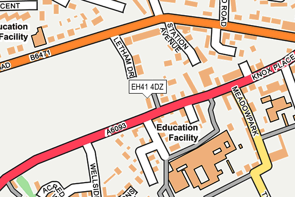 EH41 4DZ map - OS OpenMap – Local (Ordnance Survey) EH41 4DZ map - OS OpenMap – Local (Ordnance Survey)