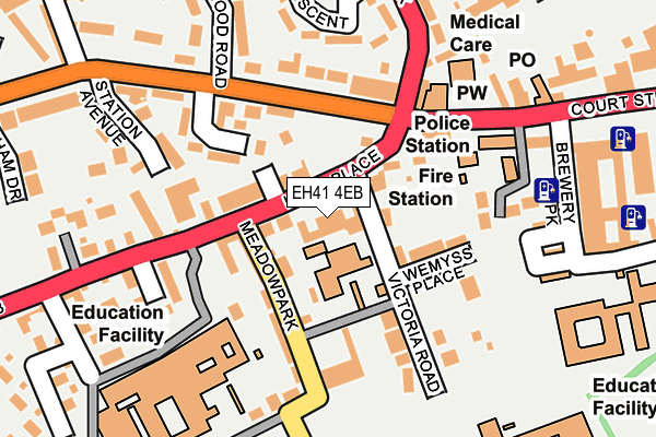 EH41 4EB map - OS OpenMap – Local (Ordnance Survey) EH41 4EB map - OS OpenMap – Local (Ordnance Survey)