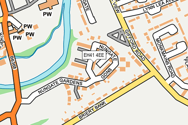EH41 4EE map - OS OpenMap – Local (Ordnance Survey) EH41 4EE map - OS OpenMap – Local (Ordnance Survey)