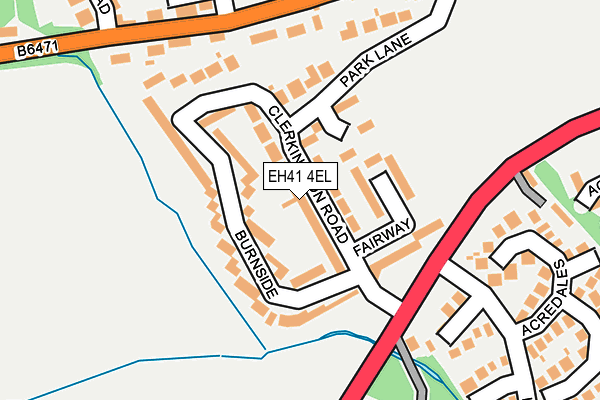 EH41 4EL map - OS OpenMap – Local (Ordnance Survey) EH41 4EL map - OS OpenMap – Local (Ordnance Survey)