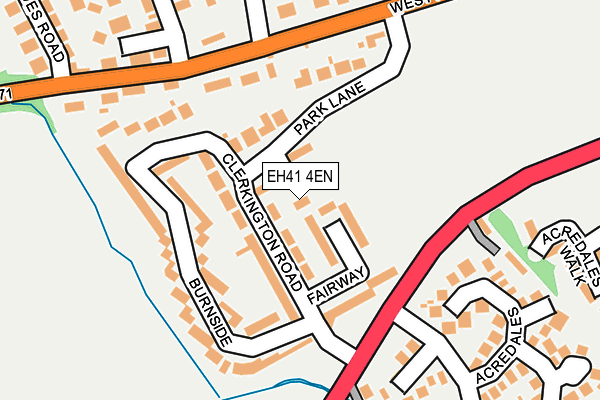 EH41 4EN map - OS OpenMap – Local (Ordnance Survey) EH41 4EN map - OS OpenMap – Local (Ordnance Survey)