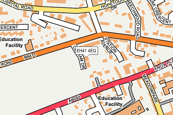 EH41 4EQ map - OS OpenMap – Local (Ordnance Survey) EH41 4EQ map - OS OpenMap – Local (Ordnance Survey)