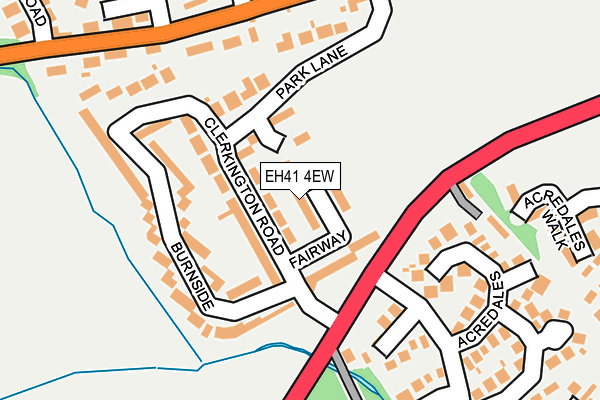 EH41 4EW map - OS OpenMap – Local (Ordnance Survey) EH41 4EW map - OS OpenMap – Local (Ordnance Survey)