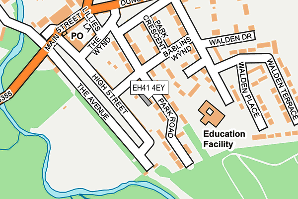 EH41 4EY map - OS OpenMap – Local (Ordnance Survey) EH41 4EY map - OS OpenMap – Local (Ordnance Survey)