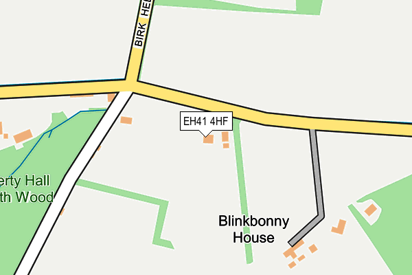 EH41 4HF map - OS OpenMap – Local (Ordnance Survey) EH41 4HF map - OS OpenMap – Local (Ordnance Survey)