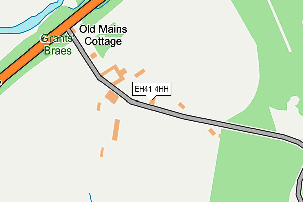 EH41 4HH map - OS OpenMap – Local (Ordnance Survey) EH41 4HH map - OS OpenMap – Local (Ordnance Survey)