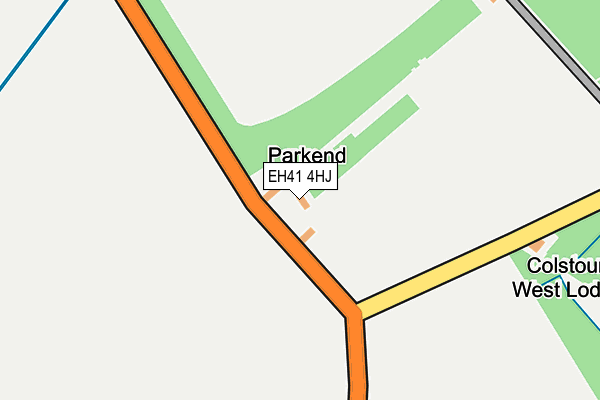 EH41 4HJ map - OS OpenMap – Local (Ordnance Survey) EH41 4HJ map - OS OpenMap – Local (Ordnance Survey)