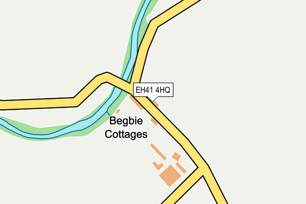 EH41 4HQ map - OS OpenMap – Local (Ordnance Survey) EH41 4HQ map - OS OpenMap – Local (Ordnance Survey)