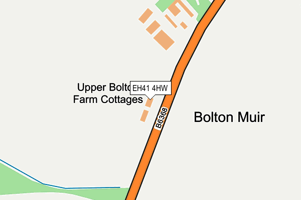 EH41 4HW map - OS OpenMap – Local (Ordnance Survey) EH41 4HW map - OS OpenMap – Local (Ordnance Survey)