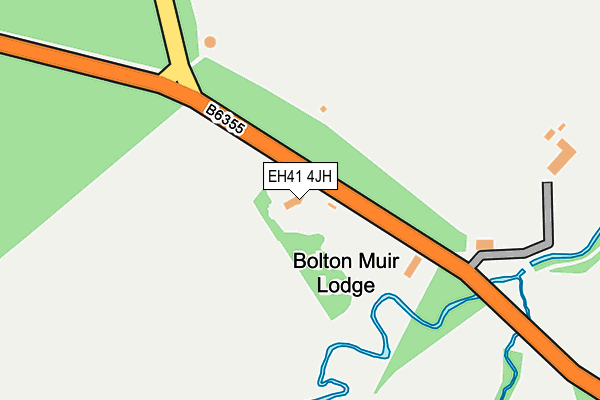 EH41 4JH map - OS OpenMap – Local (Ordnance Survey) EH41 4JH map - OS OpenMap – Local (Ordnance Survey)