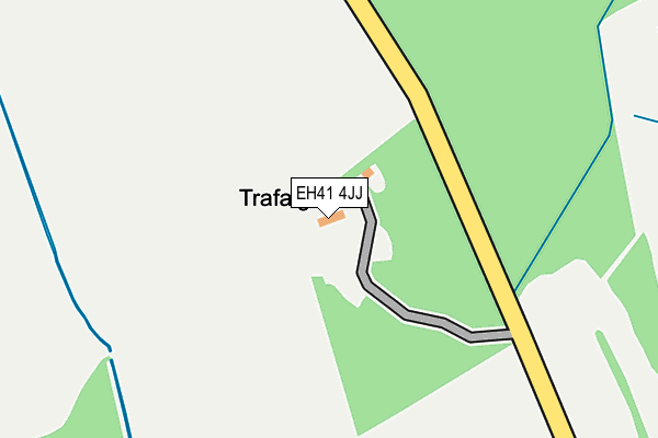 EH41 4JJ map - OS OpenMap – Local (Ordnance Survey)