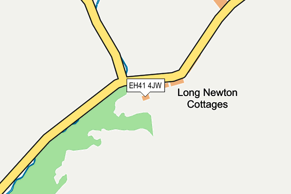 EH41 4JW map - OS OpenMap – Local (Ordnance Survey) EH41 4JW map - OS OpenMap – Local (Ordnance Survey)