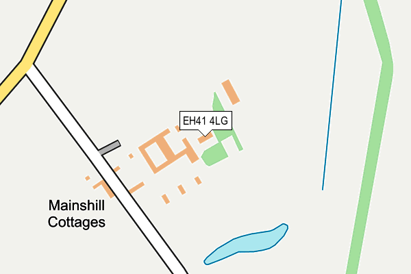 EH41 4LG map - OS OpenMap – Local (Ordnance Survey) EH41 4LG map - OS OpenMap – Local (Ordnance Survey)