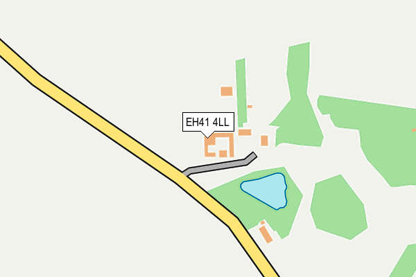 EH41 4LL map - OS OpenMap – Local (Ordnance Survey) EH41 4LL map - OS OpenMap – Local (Ordnance Survey)