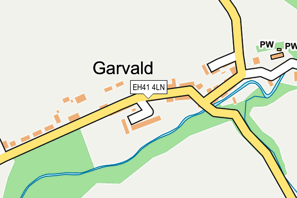 EH41 4LN map - OS OpenMap – Local (Ordnance Survey) EH41 4LN map - OS OpenMap – Local (Ordnance Survey)