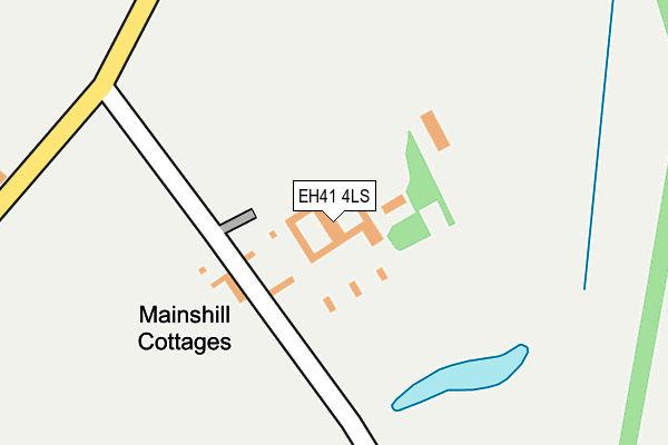 EH41 4LS map - OS OpenMap – Local (Ordnance Survey) EH41 4LS map - OS OpenMap – Local (Ordnance Survey)