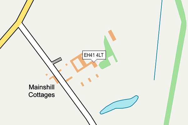 EH41 4LT map - OS OpenMap – Local (Ordnance Survey) EH41 4LT map - OS OpenMap – Local (Ordnance Survey)