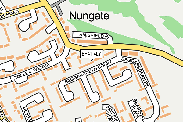 EH41 4LY map - OS OpenMap – Local (Ordnance Survey) EH41 4LY map - OS OpenMap – Local (Ordnance Survey)