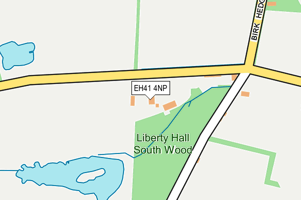 EH41 4NP map - OS OpenMap – Local (Ordnance Survey) EH41 4NP map - OS OpenMap – Local (Ordnance Survey)