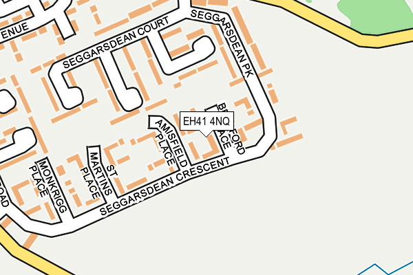 EH41 4NQ map - OS OpenMap – Local (Ordnance Survey) EH41 4NQ map - OS OpenMap – Local (Ordnance Survey)