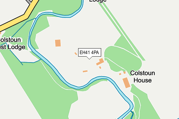EH41 4PA map - OS OpenMap – Local (Ordnance Survey) EH41 4PA map - OS OpenMap – Local (Ordnance Survey)