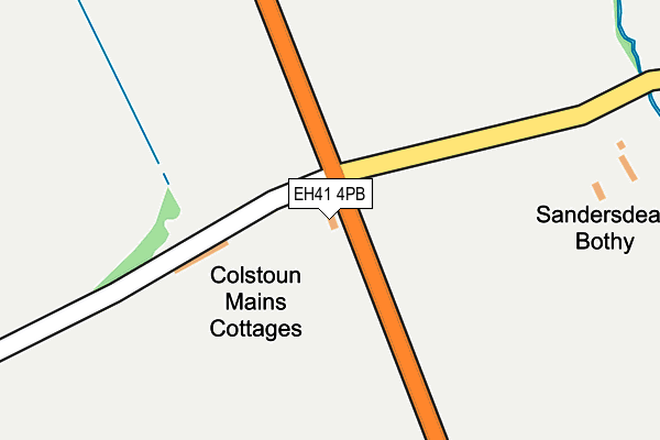 EH41 4PB map - OS OpenMap – Local (Ordnance Survey) EH41 4PB map - OS OpenMap – Local (Ordnance Survey)