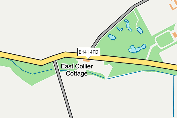EH41 4PD map - OS OpenMap – Local (Ordnance Survey) EH41 4PD map - OS OpenMap – Local (Ordnance Survey)