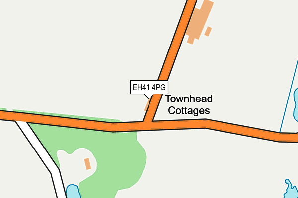 EH41 4PG map - OS OpenMap – Local (Ordnance Survey) EH41 4PG map - OS OpenMap – Local (Ordnance Survey)
