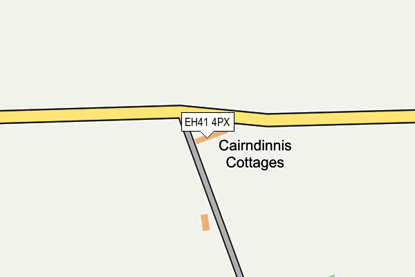 EH41 4PX map - OS OpenMap – Local (Ordnance Survey) EH41 4PX map - OS OpenMap – Local (Ordnance Survey)