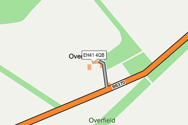 EH41 4QB map - OS OpenMap – Local (Ordnance Survey) EH41 4QB map - OS OpenMap – Local (Ordnance Survey)
