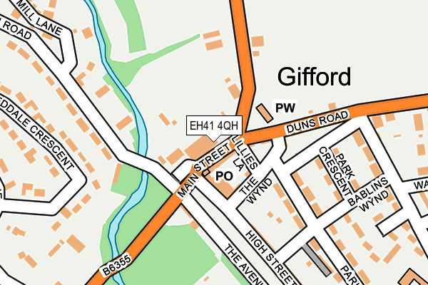 EH41 4QH map - OS OpenMap – Local (Ordnance Survey) EH41 4QH map - OS OpenMap – Local (Ordnance Survey)