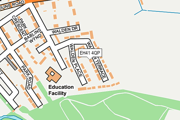 EH41 4QP map - OS OpenMap – Local (Ordnance Survey) EH41 4QP map - OS OpenMap – Local (Ordnance Survey)
