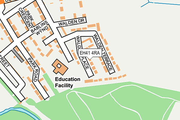 EH41 4RA map - OS OpenMap – Local (Ordnance Survey) EH41 4RA map - OS OpenMap – Local (Ordnance Survey)