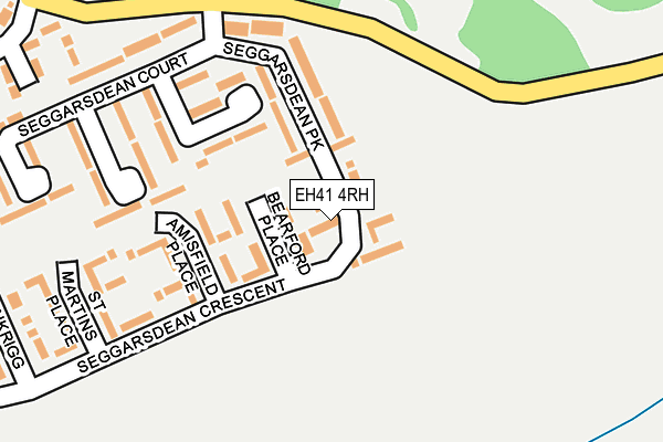 EH41 4RH map - OS OpenMap – Local (Ordnance Survey) EH41 4RH map - OS OpenMap – Local (Ordnance Survey)