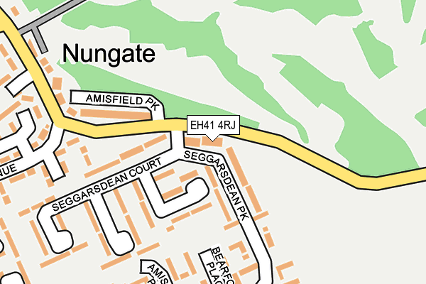 EH41 4RJ map - OS OpenMap – Local (Ordnance Survey) EH41 4RJ map - OS OpenMap – Local (Ordnance Survey)