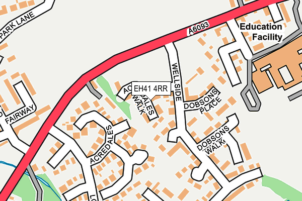 EH41 4RR map - OS OpenMap – Local (Ordnance Survey) EH41 4RR map - OS OpenMap – Local (Ordnance Survey)