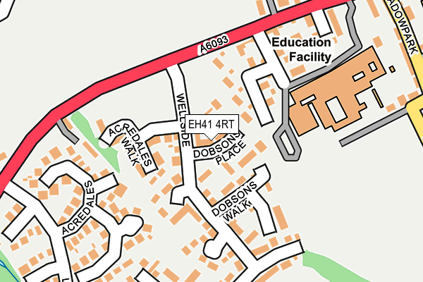 EH41 4RT map - OS OpenMap – Local (Ordnance Survey) EH41 4RT map - OS OpenMap – Local (Ordnance Survey)