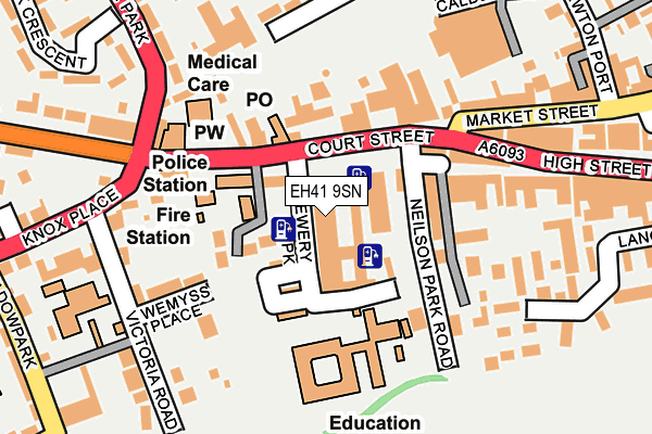 EH41 9SN map - OS OpenMap – Local (Ordnance Survey) EH41 9SN map - OS OpenMap – Local (Ordnance Survey)