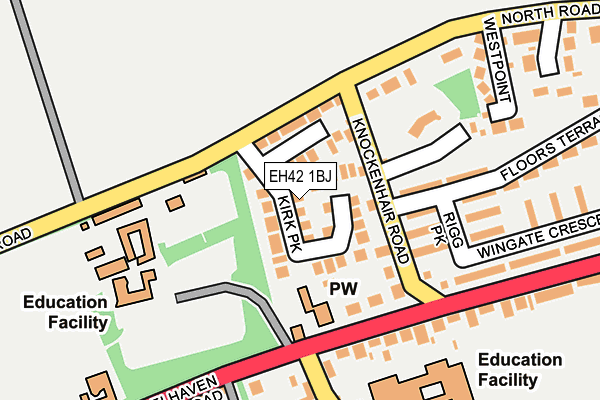 EH42 1BJ map - OS OpenMap – Local (Ordnance Survey) EH42 1BJ map - OS OpenMap – Local (Ordnance Survey)