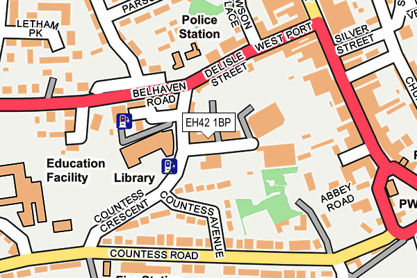 EH42 1BP map - OS OpenMap – Local (Ordnance Survey) EH42 1BP map - OS OpenMap – Local (Ordnance Survey)