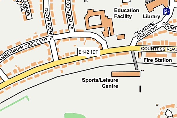 EH42 1DT map - OS OpenMap – Local (Ordnance Survey) EH42 1DT map - OS OpenMap – Local (Ordnance Survey)